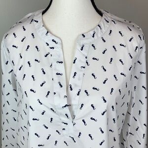 Vineyard Vines Tiny Seahorse Chatham Popover NEW!